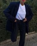 Blazer oversize blue