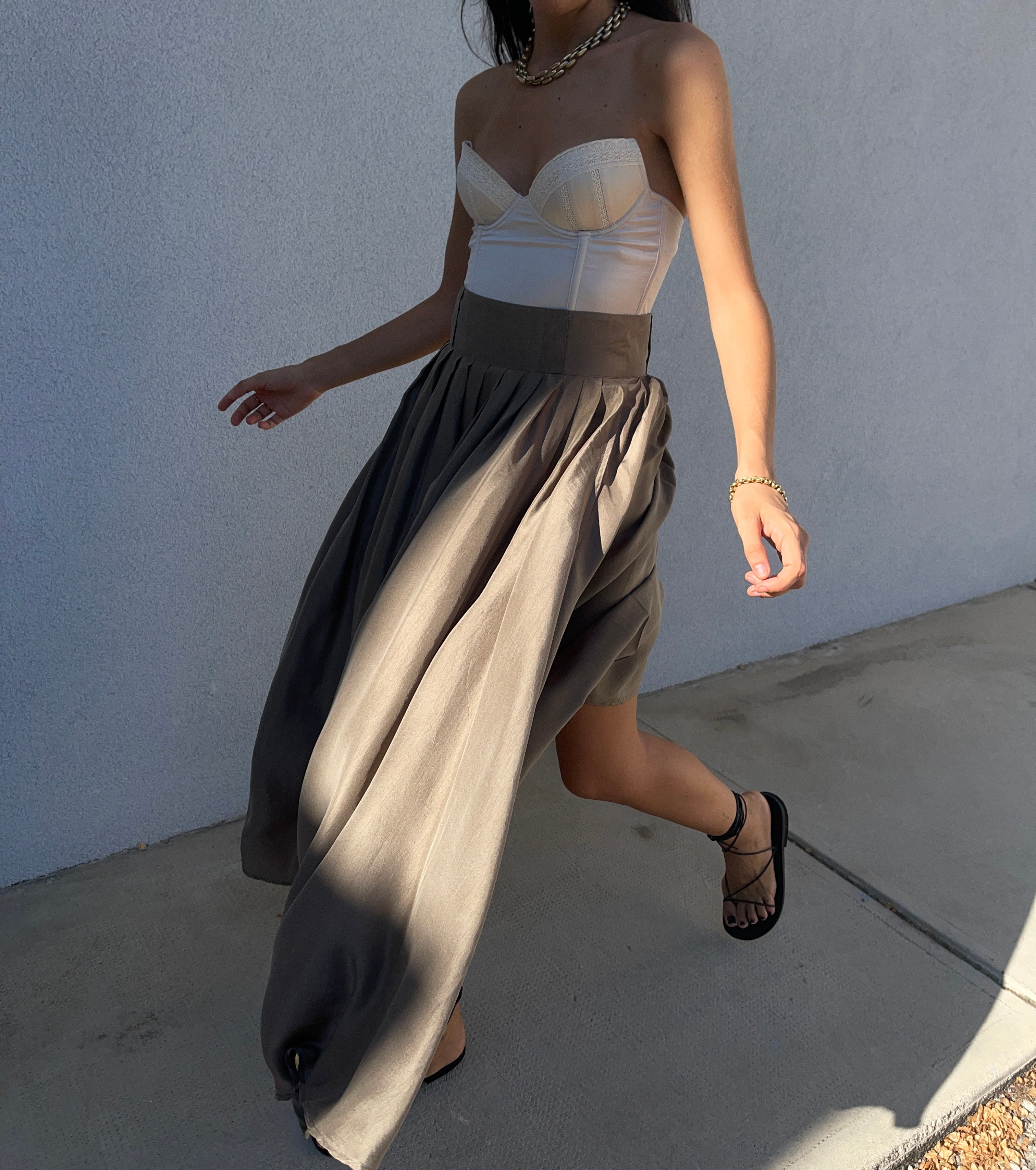 100 Silk skirt