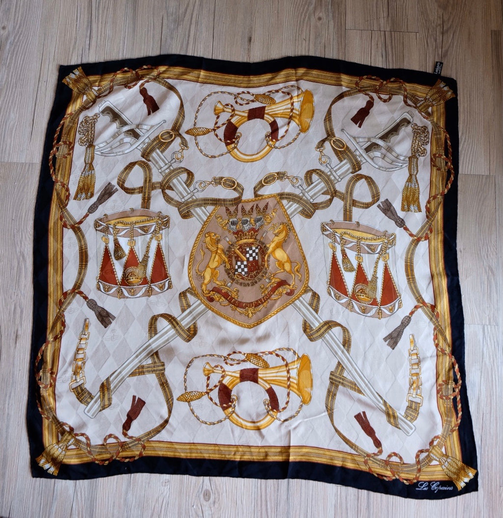 LES COPAIN SILK FOULARD  80