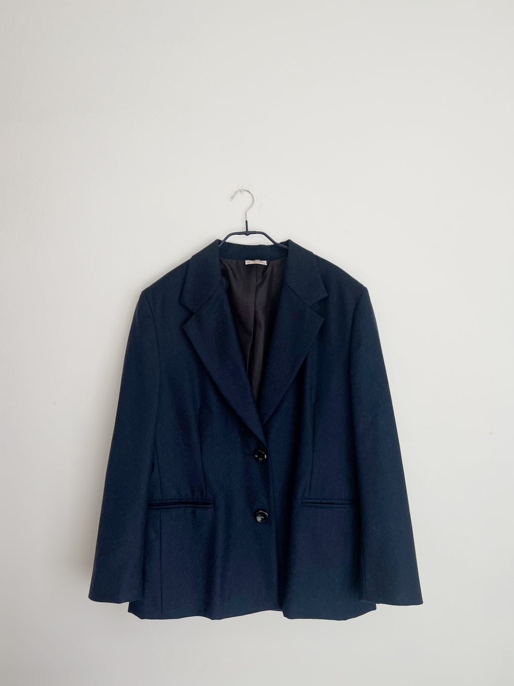 Blue wool blazer
