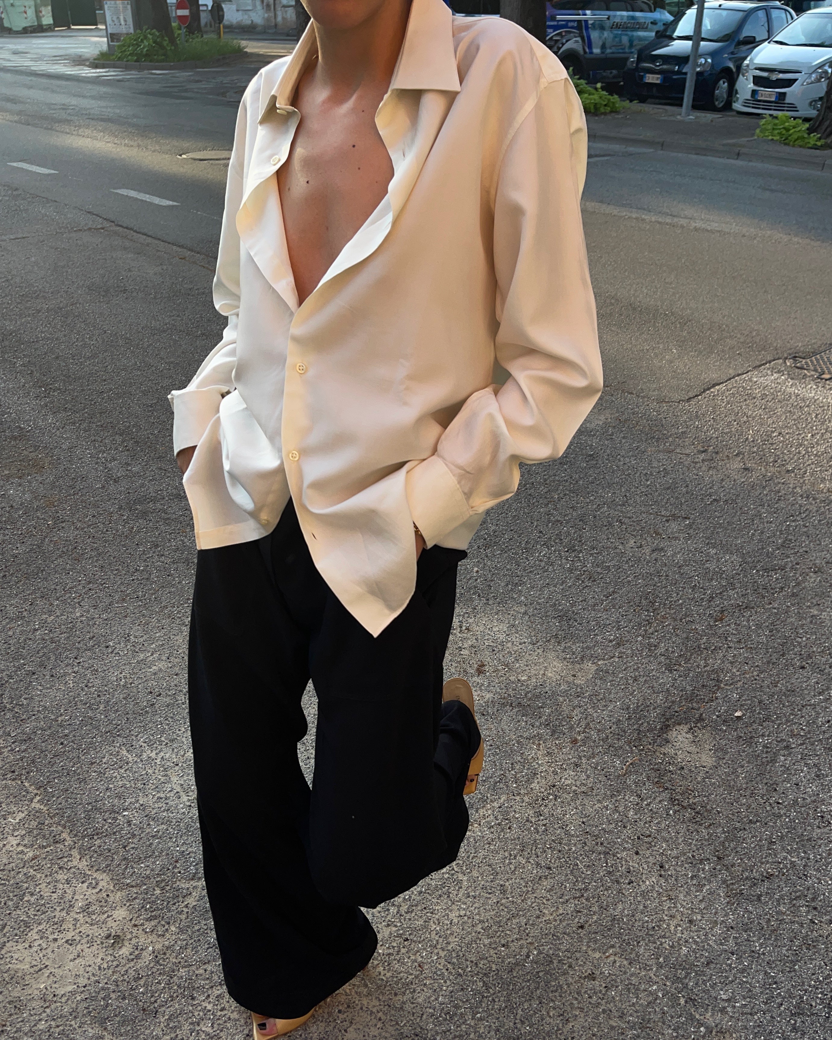Noche minimal in silk