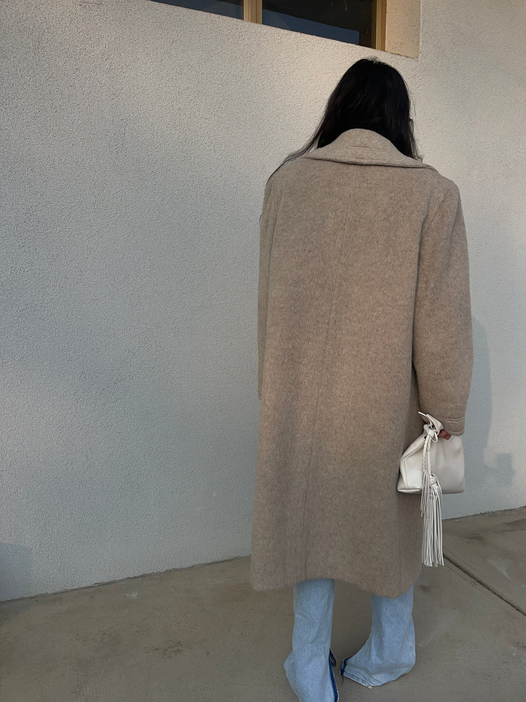Alpaca wool coat