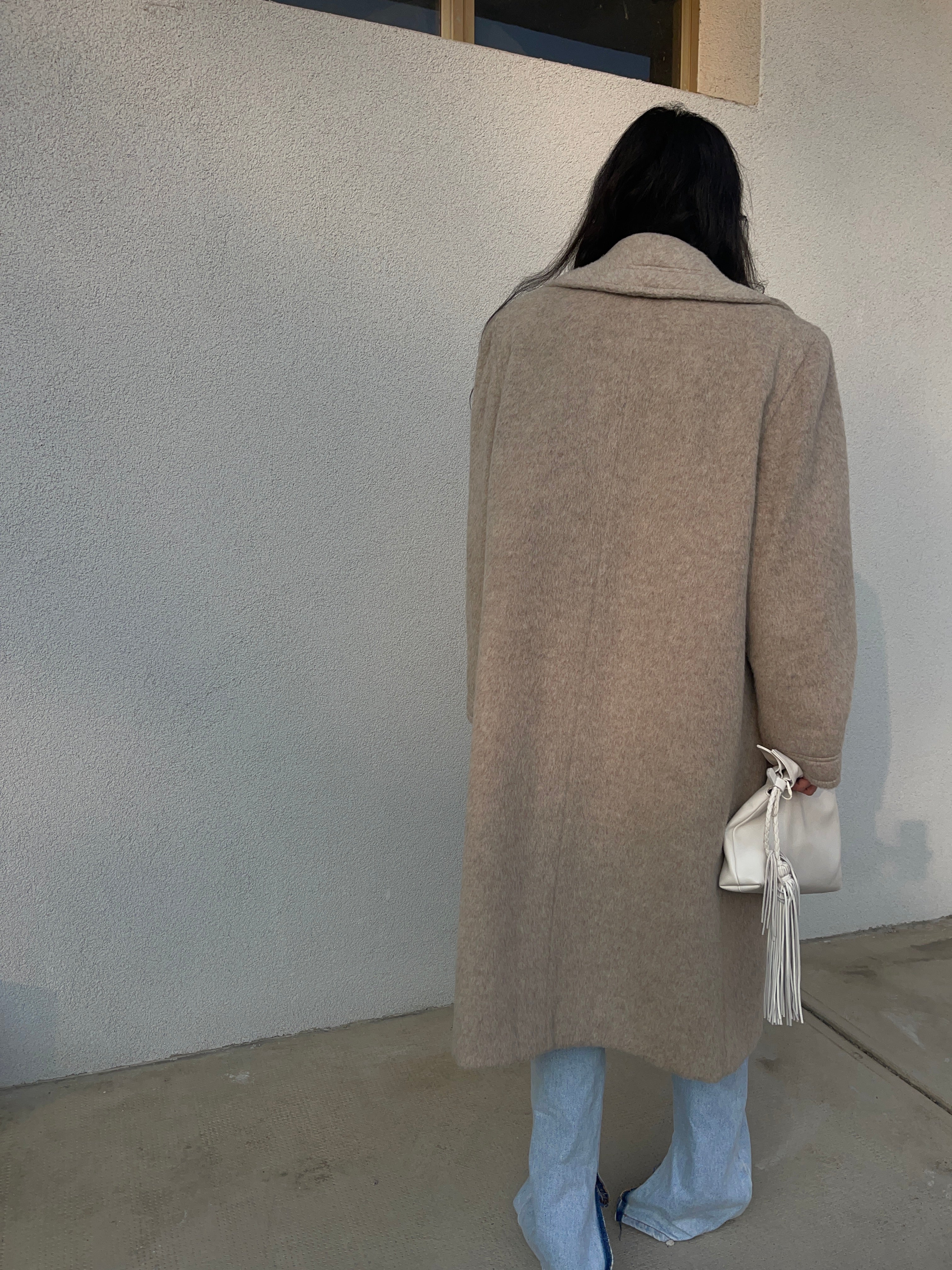 Alpaca wool coat