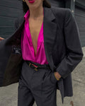 Silk blend shirt