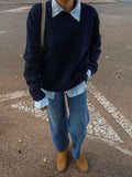 100 wool oversize jumper