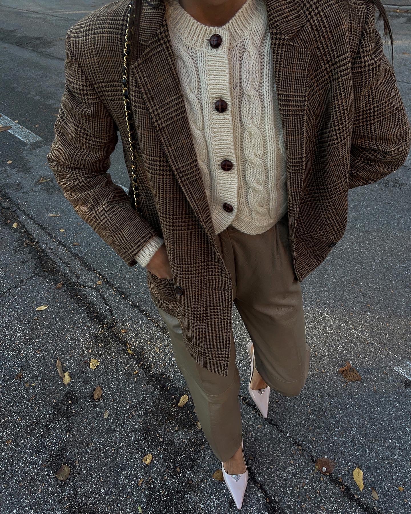 Check blazer