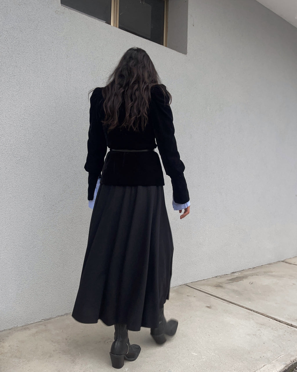 Mega wool skirt