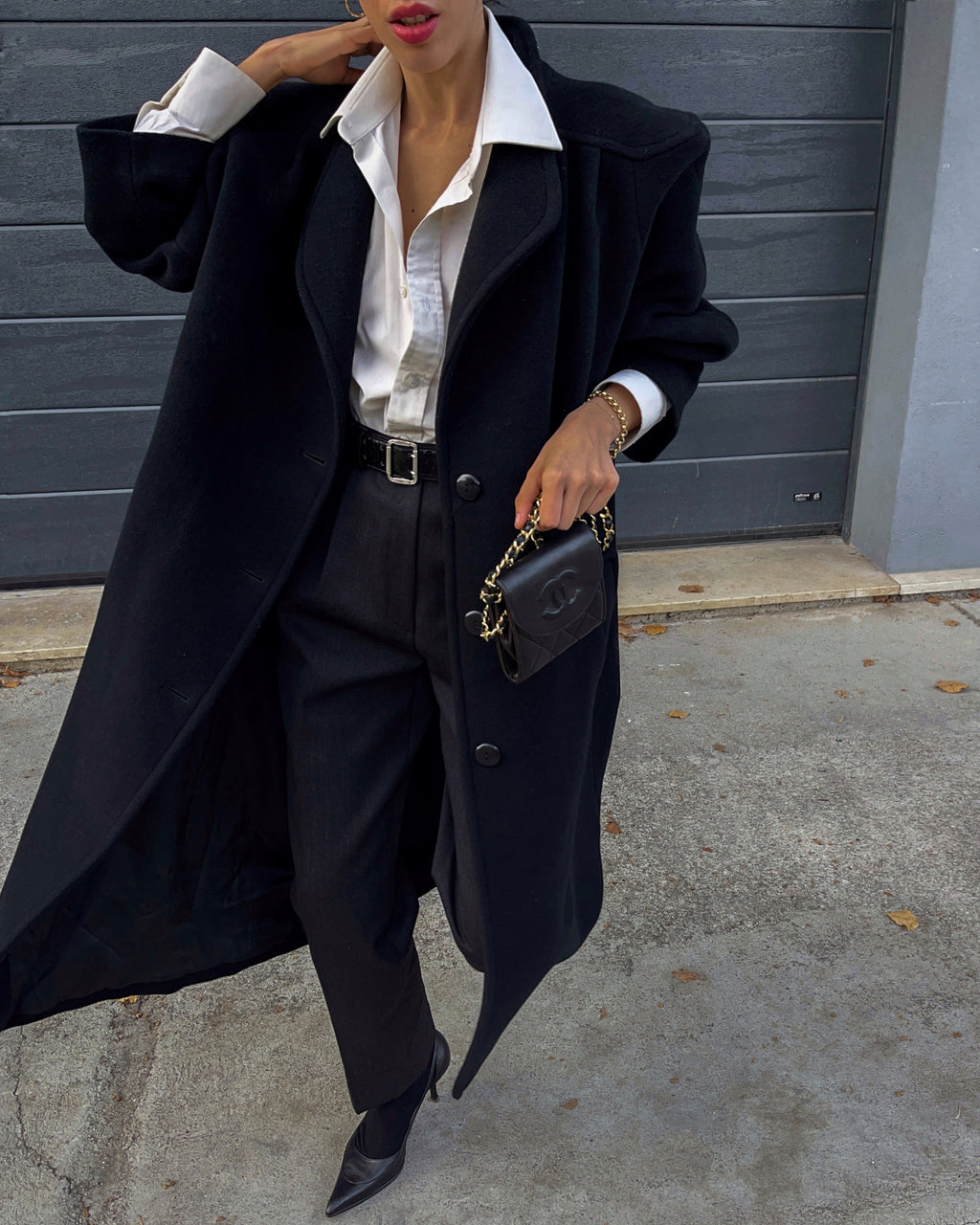 Grey Wool Trousers