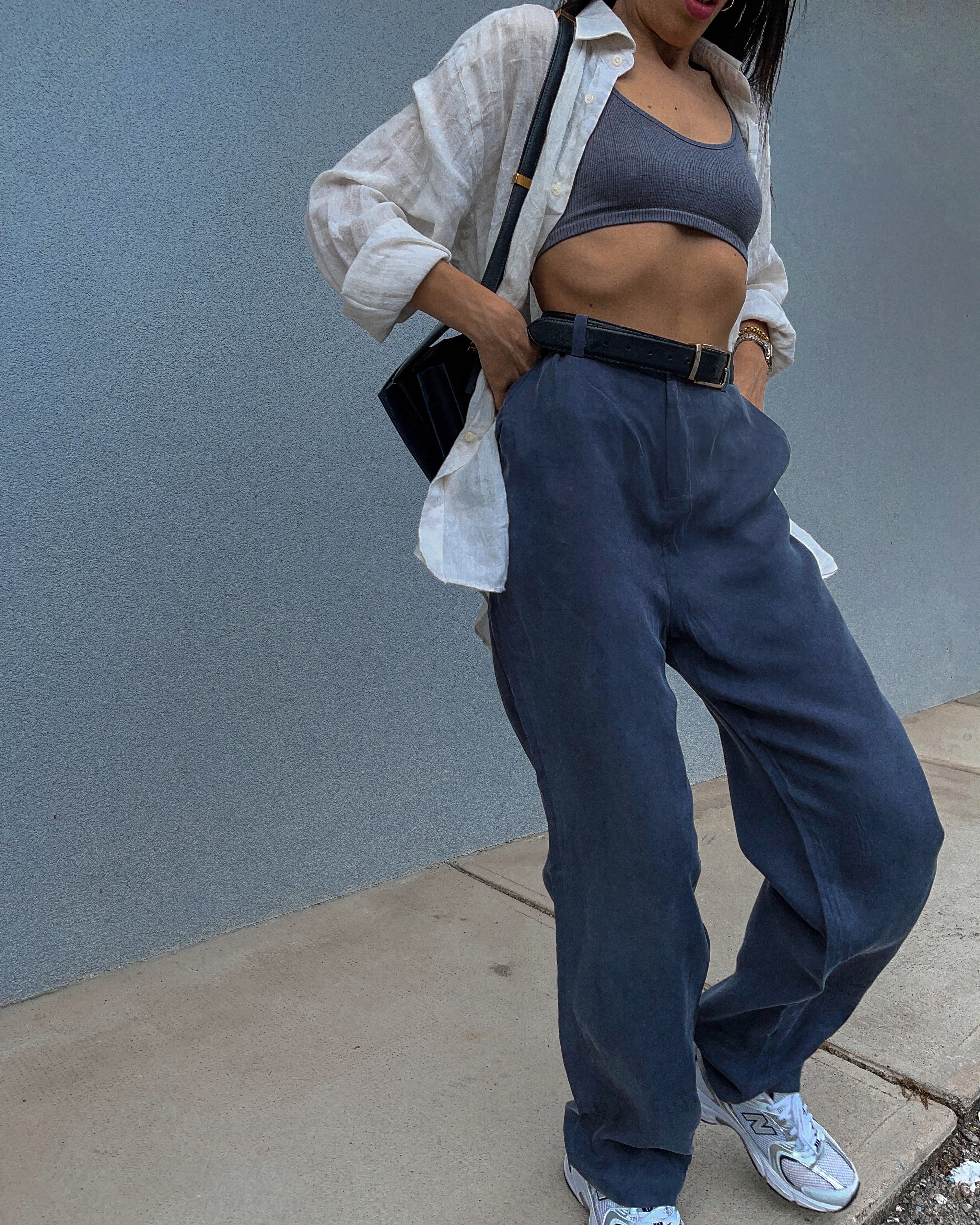 CUPRO TROUSERS