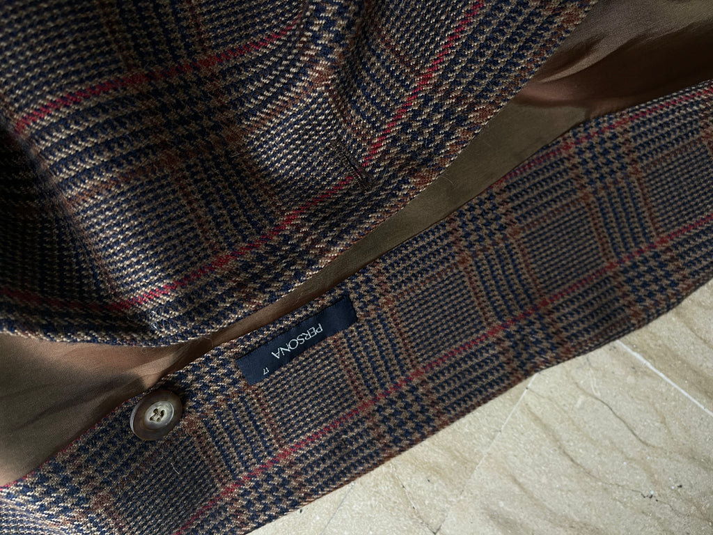 max mara group Check wool blazer