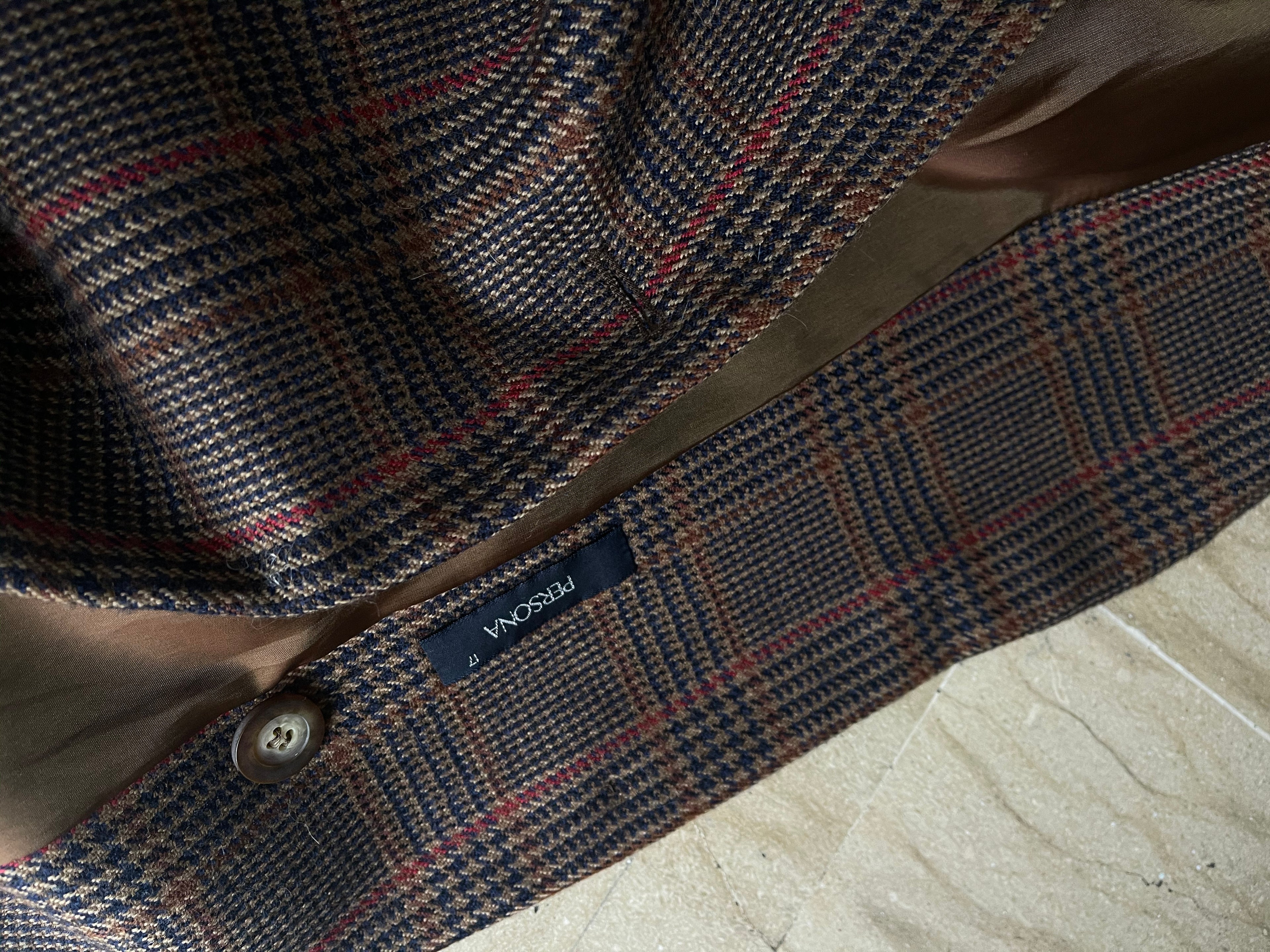 max mara group Check wool blazer