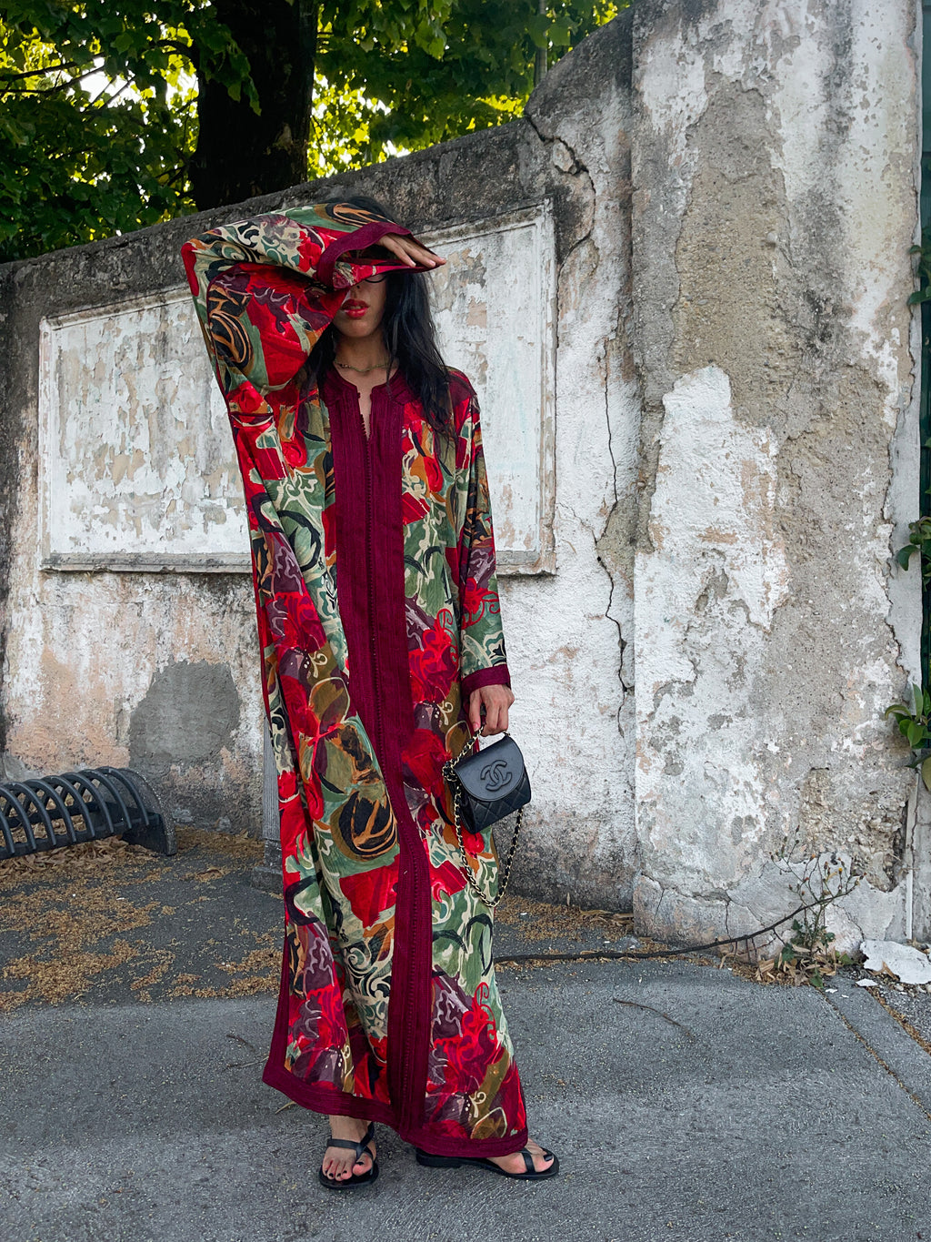 Flowers kaftan